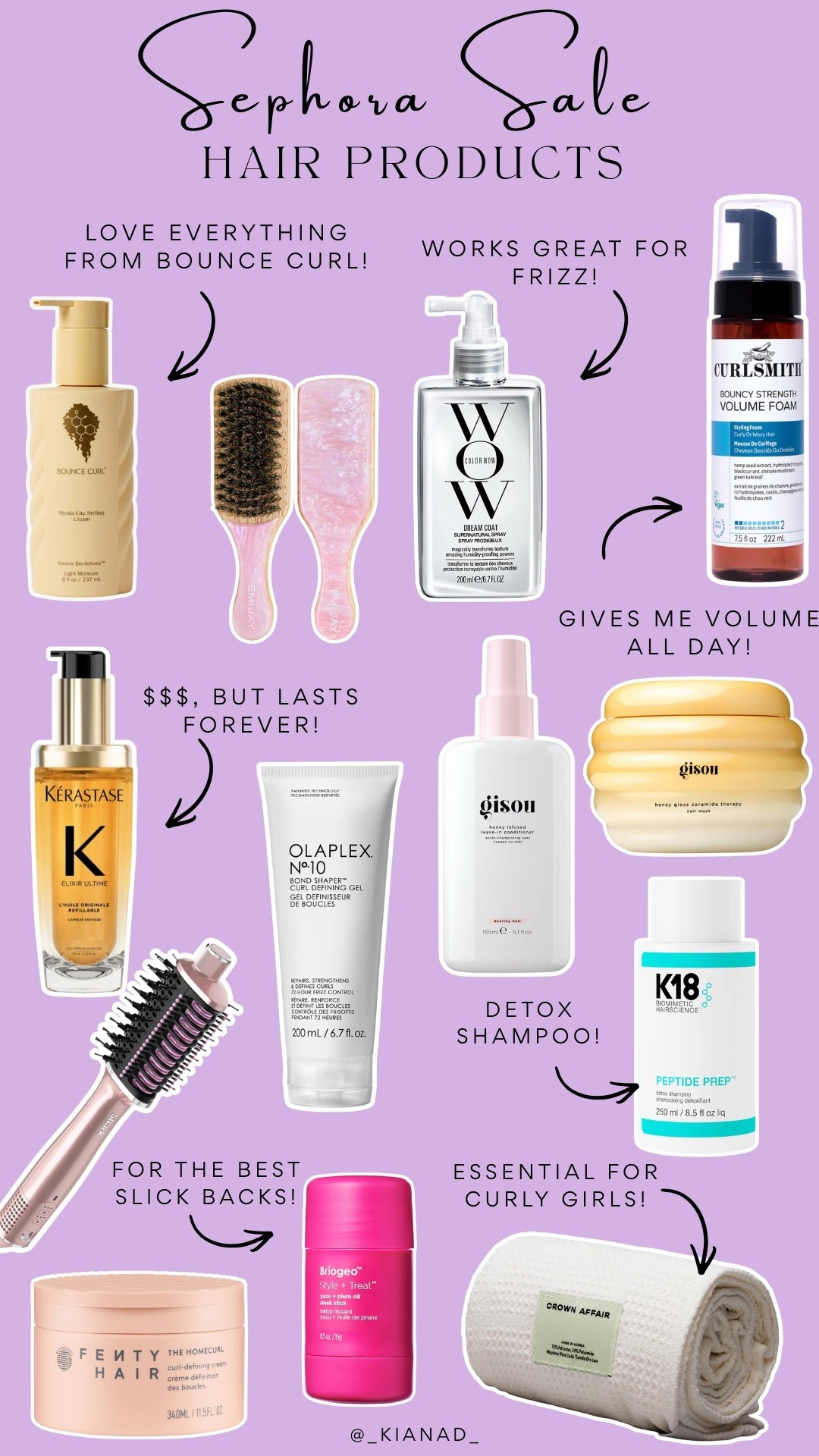 Hair care products I recommend from the Sephora sale! 

#LTKgrwm #LTKSaleAlert #LTKBeauty