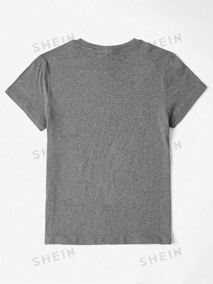 SHEIN LUNE Guitar Graphic Print T-Shirt | SHEIN