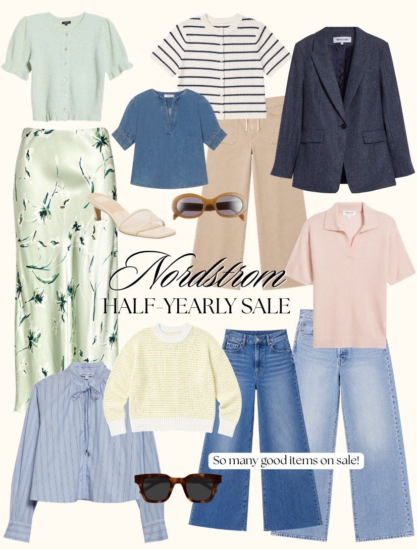 Nordstrom Half-Yearly Sale 
Some great items on sake from Frame, Rails, Veronics Beard, and more.

#LTKOver40 #LTKSeasonal #LTKSaleAlert
