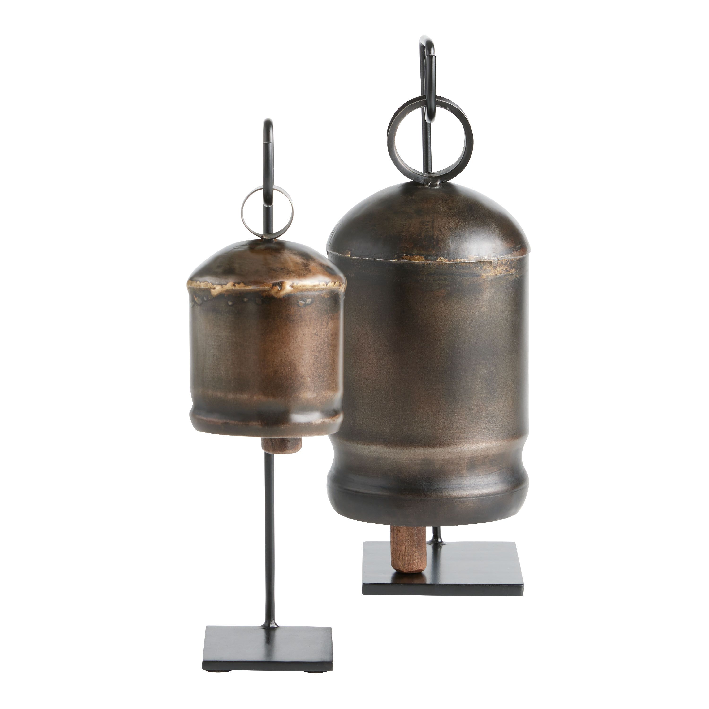 CRAFT Authentic Found Iron Cowbell with Stand | World Market