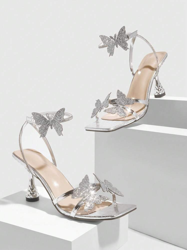 CUCCOO SZL Women's Fashion Sexy High Heel Sandals, Minimalist & Casual For Everyday Wear For Christmas Spring Shoes | SHEIN
