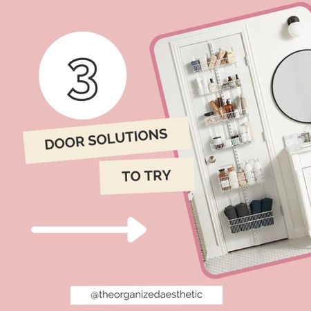 Looking to increase your storage space?
 
I couldn’t recommend door solutions more!

#LTKhome #LTKunder100