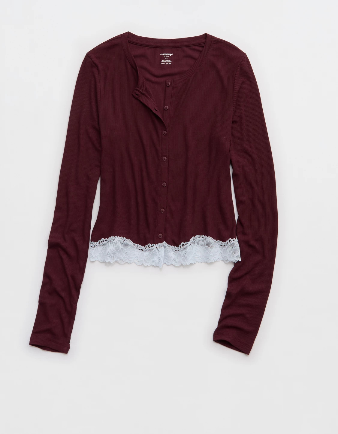 OVERSLEPT by Aerie Real Soft® Ribbed Cardigan | Aerie