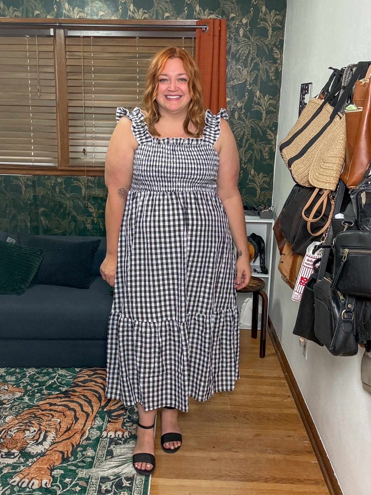 Gingham summer dress wearing 3X as a US 18

#LTKPlusSize #LTKMidsize #LTKootd