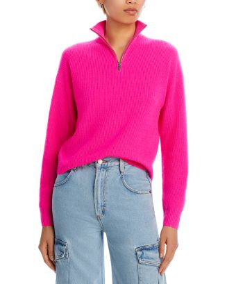 Quarter Zip Cashmere Sweater - Exclusive | Bloomingdale's (US)