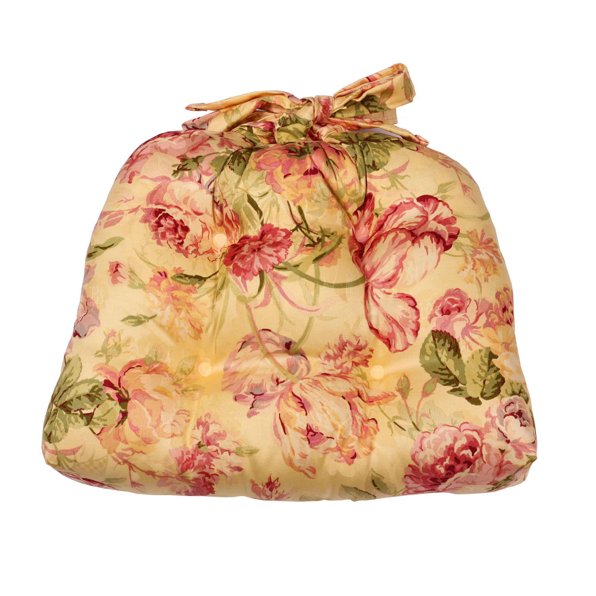 Hepworth Traditional Cotton Floral Indoor Chair Pad | Wayfair North America