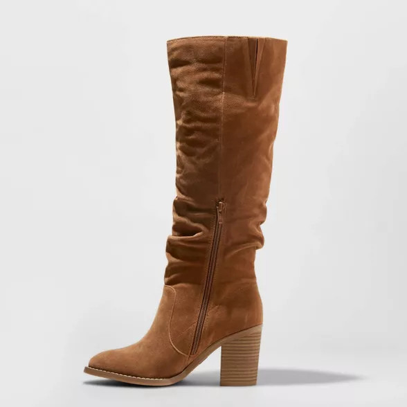 Women's Lainee Heeled Scrunch Fashion Boots - Universal Thread™ | Target