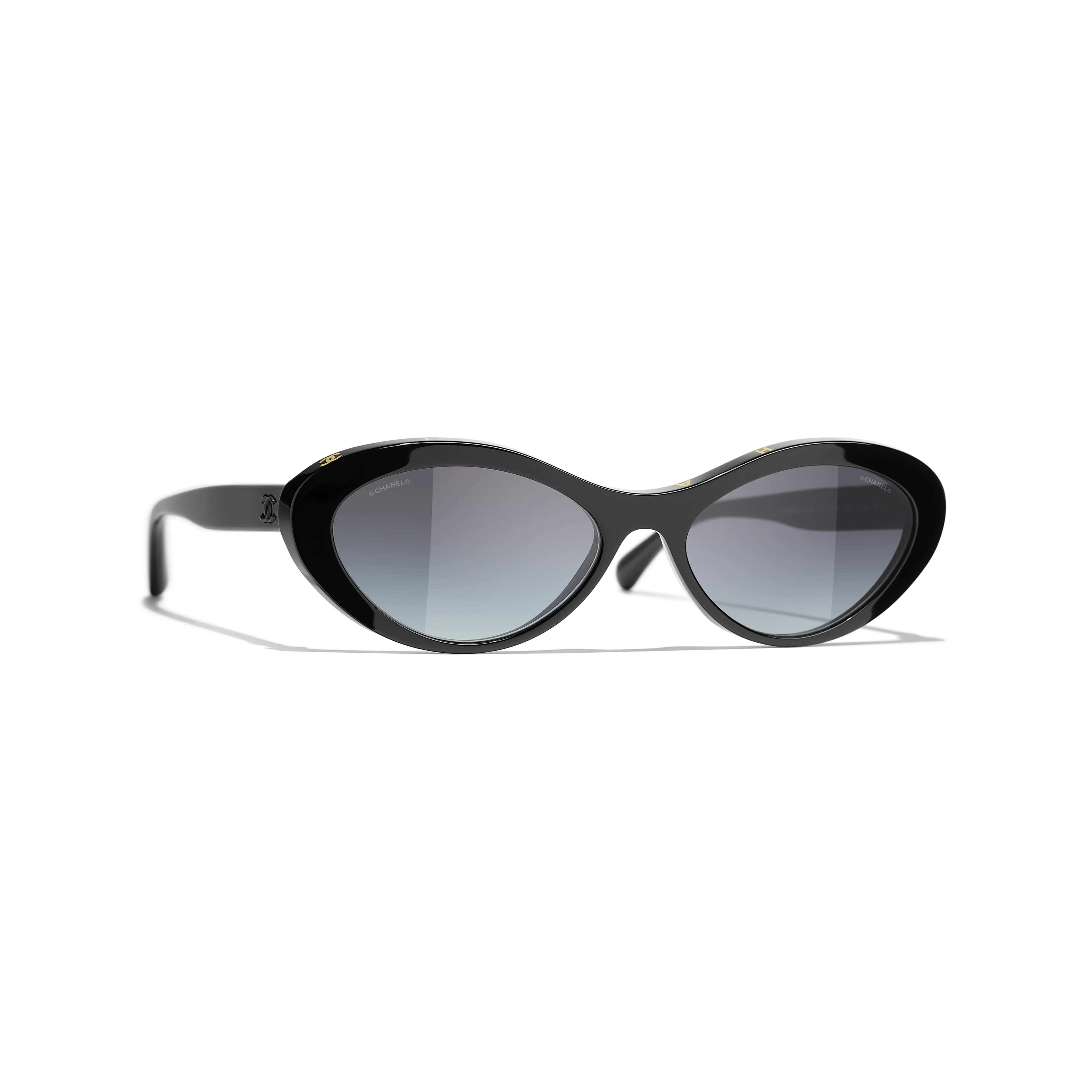 Sunglasses: Oval Sunglasses, acetate — Fashion | CHANEL | Chanel, Inc. (US)