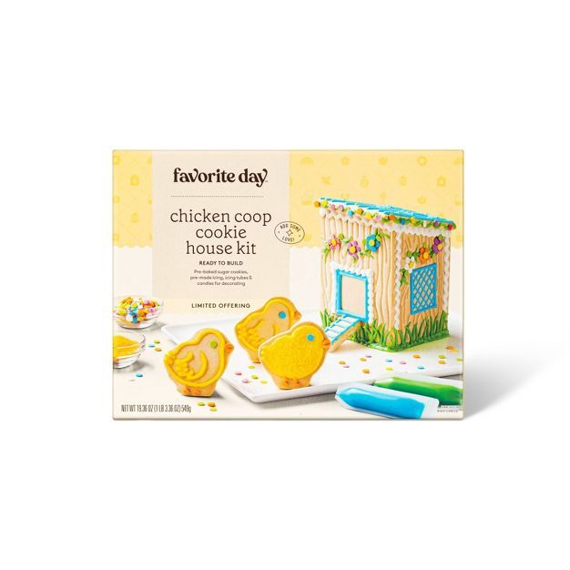 Easter Chicken Coop House with Chicks Cookie Kit - 19.4oz - Favorite Day™ | Target
