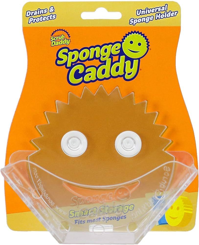 Scrub Daddy Sponge Holder - Sponge Caddy - Suction Sponge Holder, Sink Organizer for Kitchen and ... | Amazon (US)