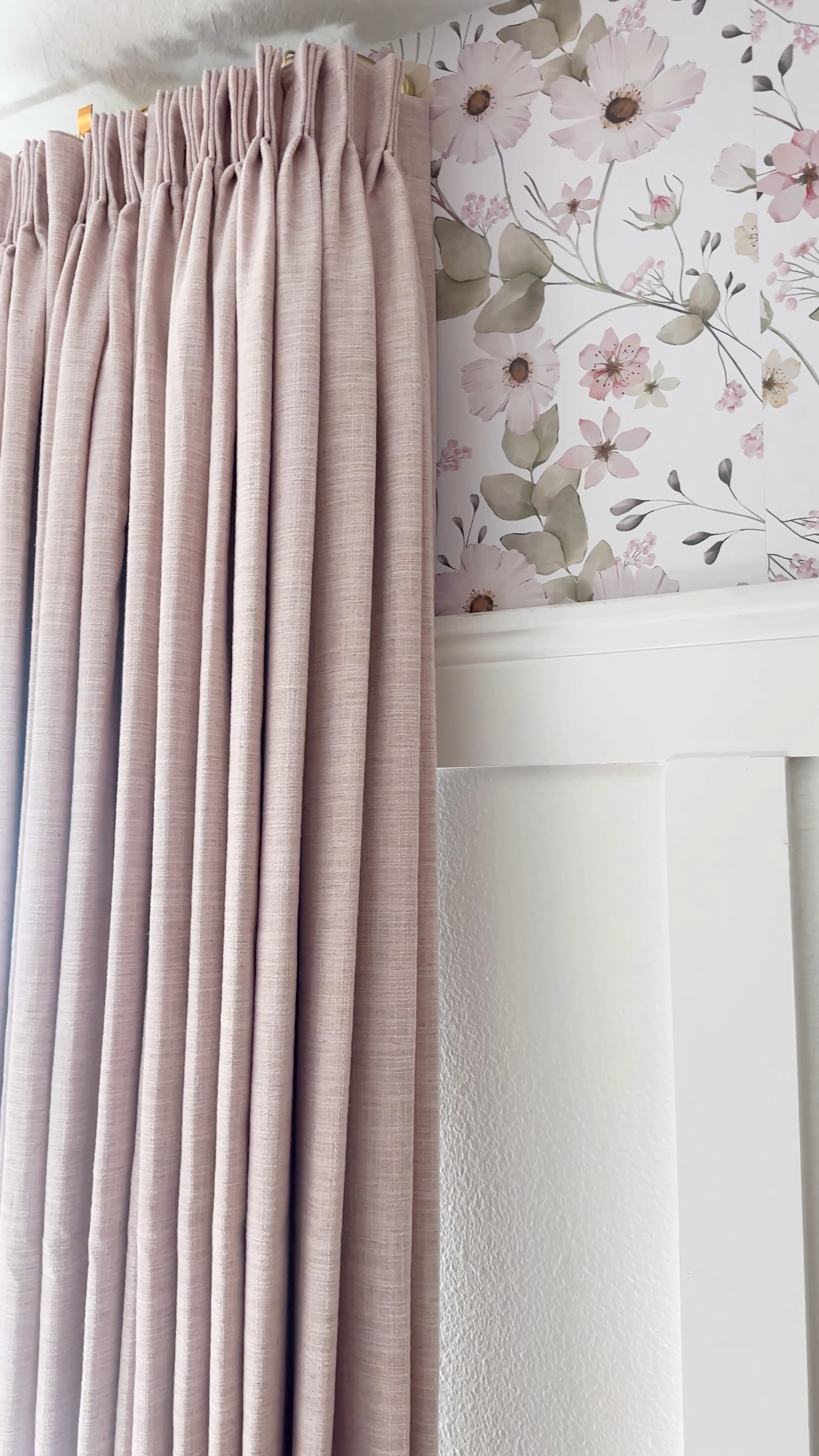 Girls curtains are up and just the prettiest!! 💕 

Here is exactly what I ordered to achieve my exact look. You can always cut down on the width, and opt for a different or no liner to save money. Definitely choose the triple pleated look, it makes all the difference.

Girls bedroom:
Liz polyester linen drape
Color: Pink Lemonade (blush tone)
Blackout 
Triple pleated 
75 inches width 
93 inches length 
Quantity: 2 panels 

Playroom: 
Isabella cotton blend (more of a darker pink) 
Color: Pink
Blackout 
Triple pleated
75 inches width 
93 inches length 
Quantity: 2 panels 

Two pages curtain drapes
Amazon viral drape curtains
Luxe for less
Designer curtains for less
Custom curtain panels drapes


#LTKHome