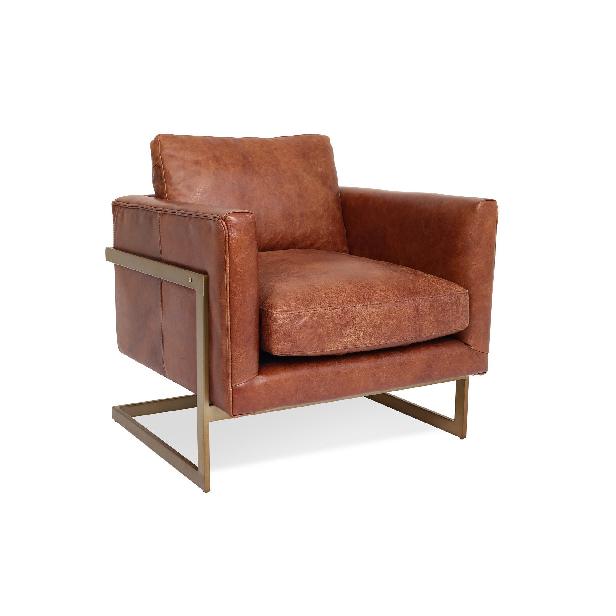 London Leather Lounge Chair | Walmart (US)