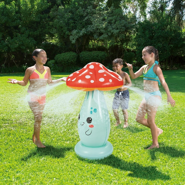 Play Day Inflatable Mushroom Character Water Sprinkler Yard Game, Ages 3 & up, Unisex | Walmart (US)