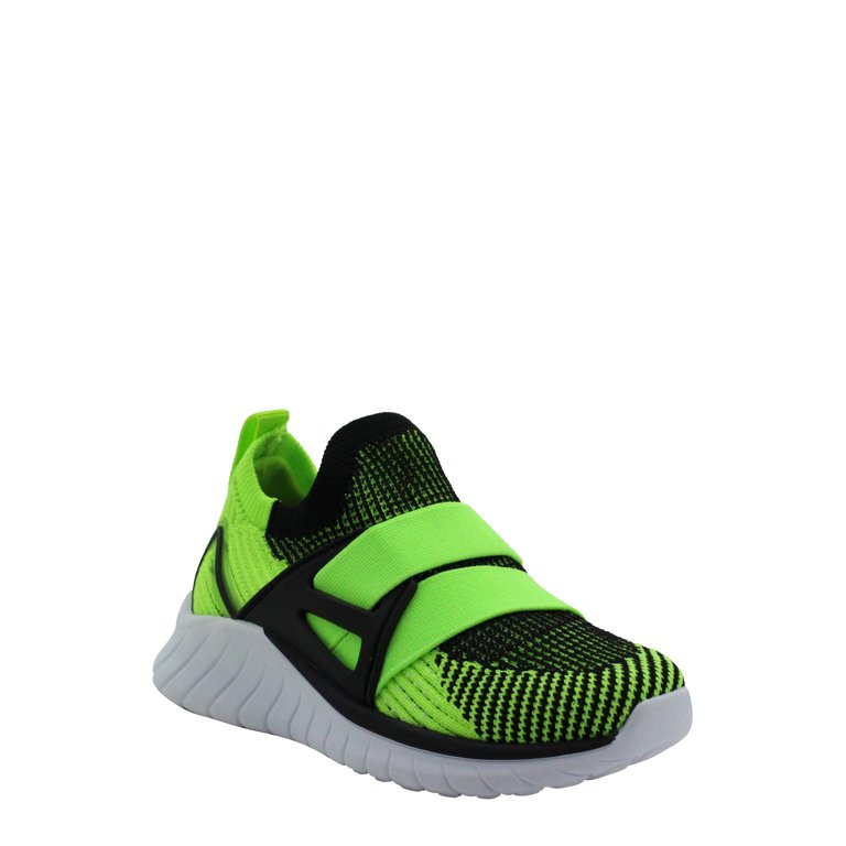 Athletic Works Toddler Boys Knit Cage Athletic Sneakers, Sizes 7-12 | Walmart (US)