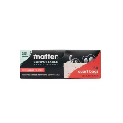 Matter Compostable Quart Bags - 50ct | Target