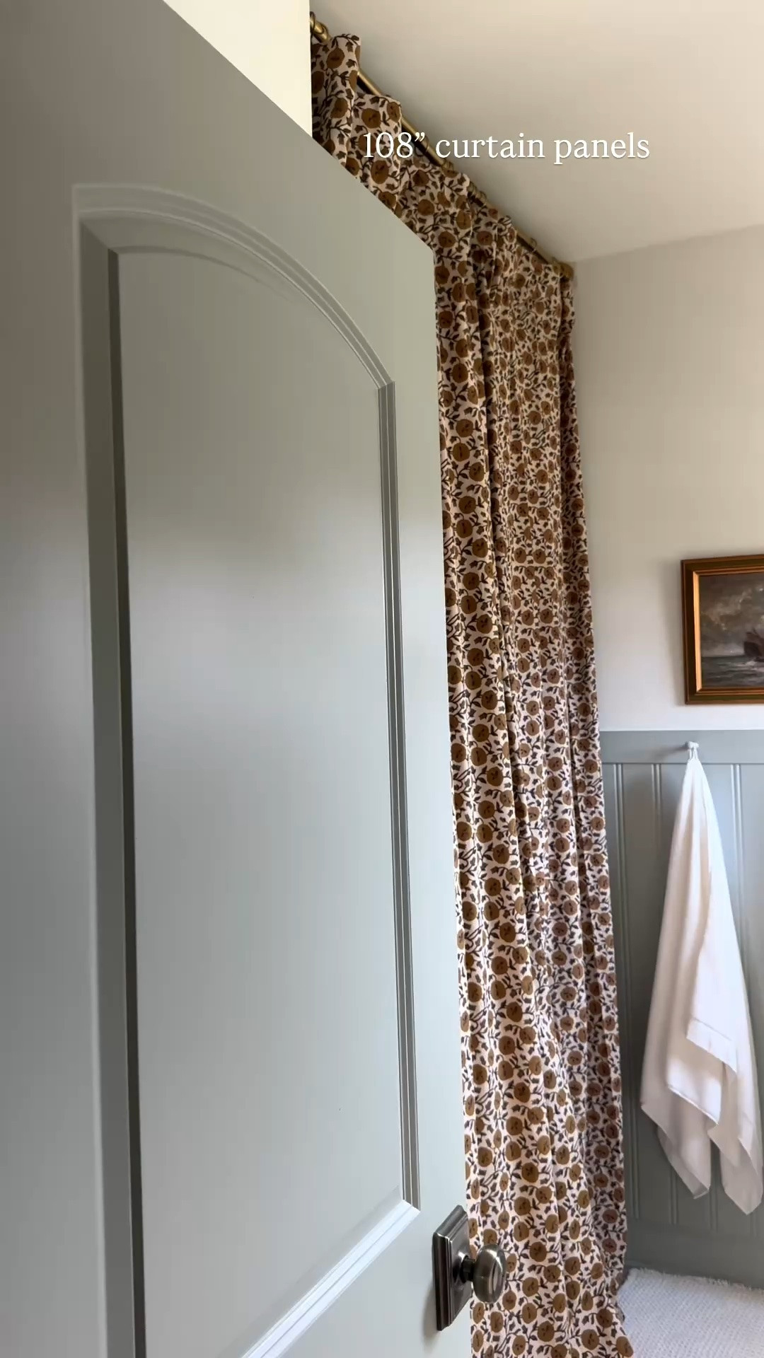 Extra tall shower curtain and standard shower curtain ideas
Curtain color: HONEY

#LTKHome