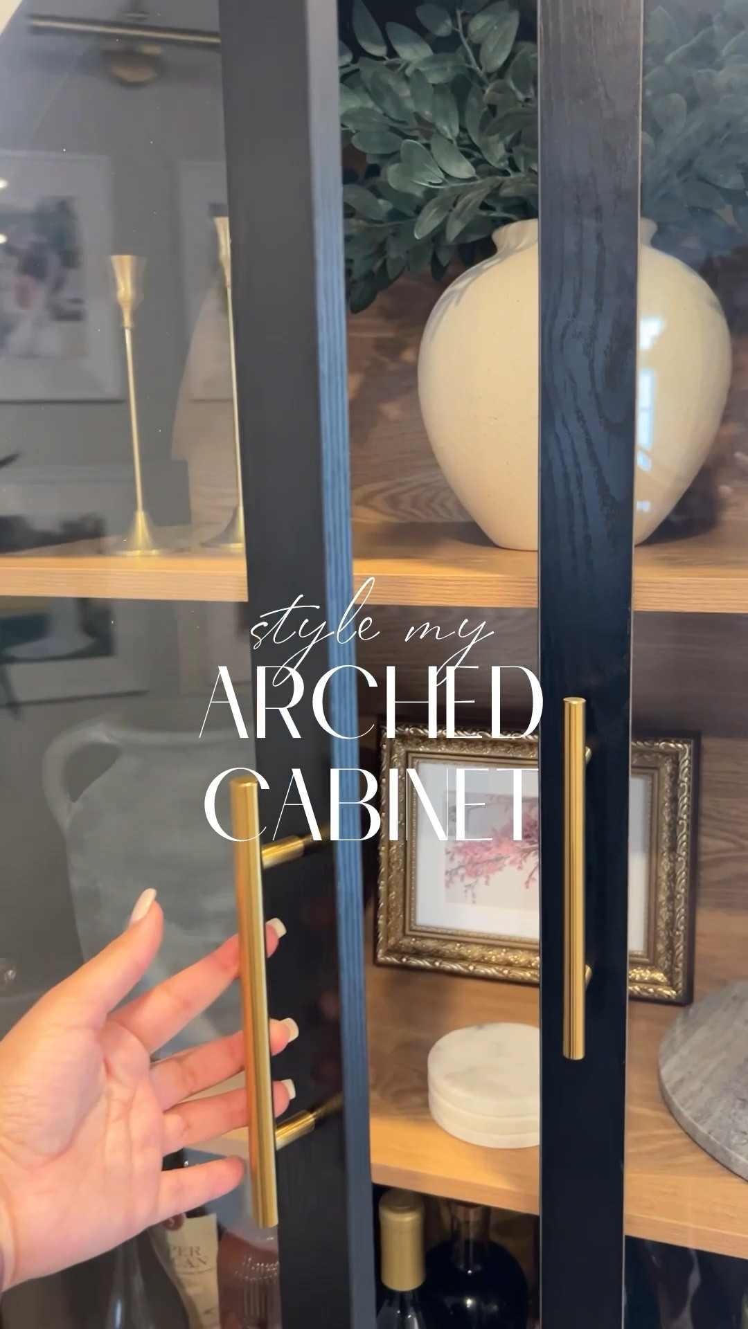 Found so many great pieces to style my new arched display cabinet! #wayfair #archcabinet #styling 

#LTKHome