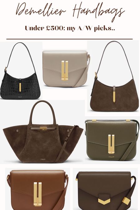 DeMellier AW handbags: my top picks 🤎 #Demellier #Handbags #AW #DesignerBags 

#LTKSeasonal #LTKitbag #LTKstyletip
