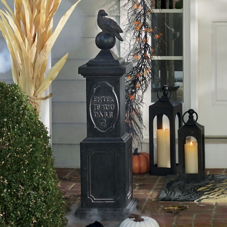 Enter If You Dare Porch Pillar | Grandin Road | Grandin Road