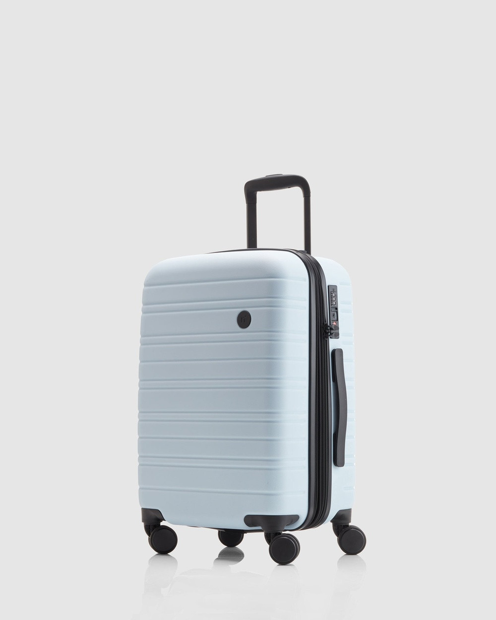 Nere - Stori Carry On 55cm Suitcase - Travel and Luggage (Dusty Blue) Stori Carry-On 55cm Suitcase | THE ICONIC (AU & NZ)
