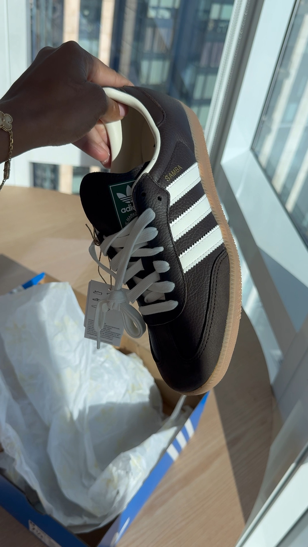 Chocolate Brown Sambas for the Win. Wear them with a chocolate brown sweatsuit/2 piece set or a brown cardigan and jeans soooo cutesy #LTKShoeCrush

#LTKFindsUnder100 #LTKGiftGuide