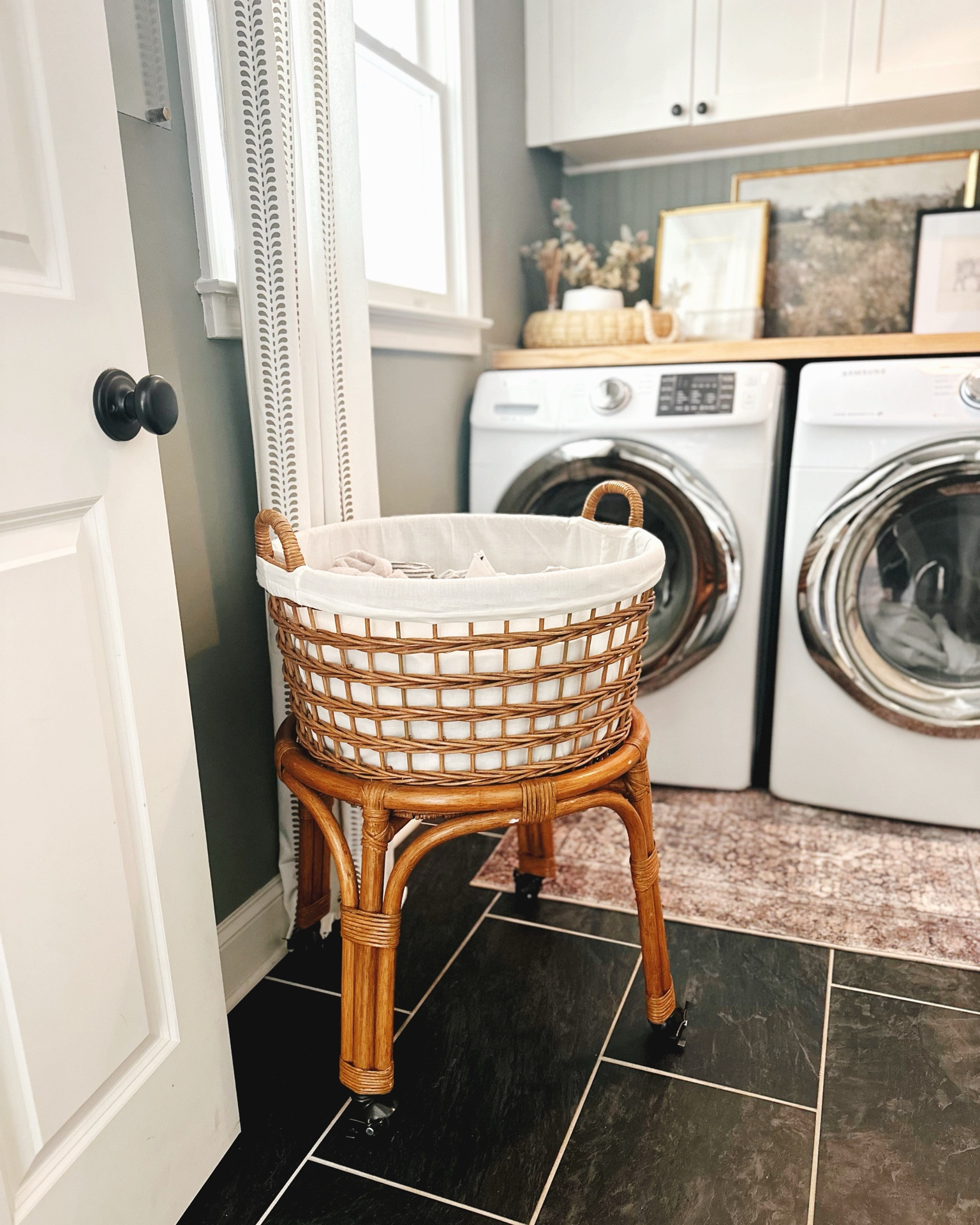 @Wayfair Black Friday Preview sale with 70% off & Fast Shipping! 
Accessories on sale in Emily’s home 🧺 This rolling rattan laundry hamper and affordable Loloi vintage rug are perfect additions to any laundry room space 🙌🏻 #wayfair #blackfriday #wayfairpartner #decor #home #accessories #onlyatwayfair

#LTKSaleAlert #LTKHome #LTKHoliday