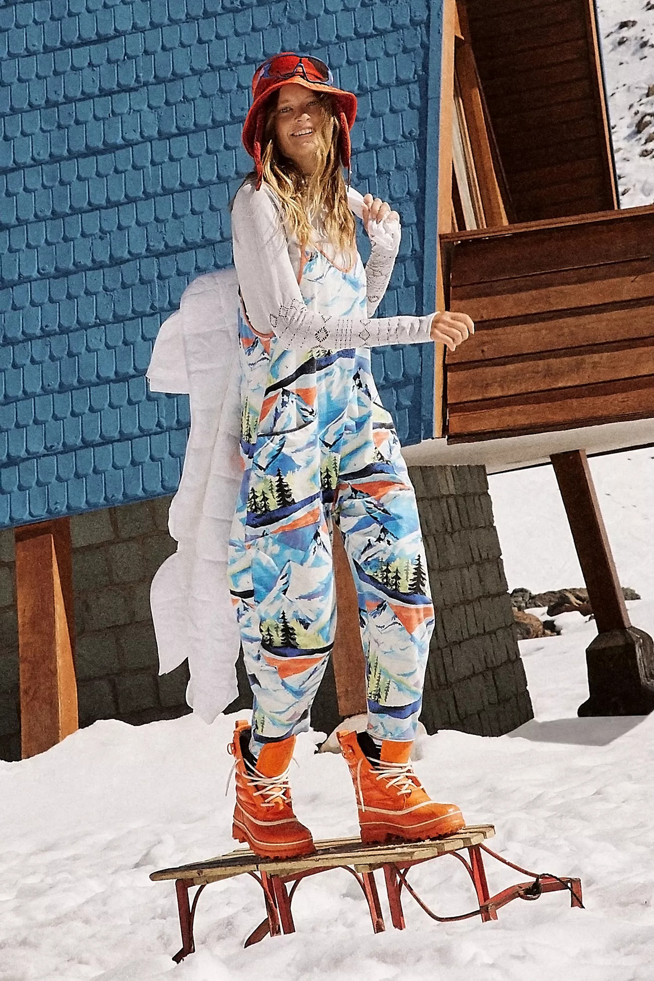 Hot Shot Printed Onesie | Free People (Global - UK&FR Excluded)