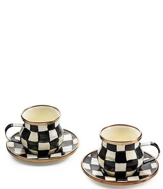Courtly Check Espresso Cup & Saucer Set | Dillard's