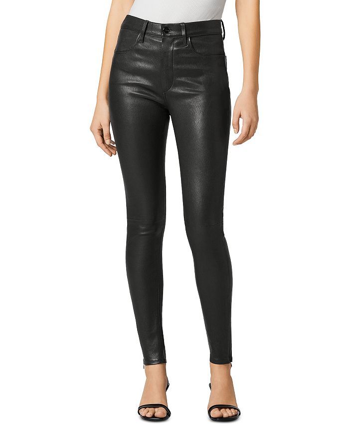 The Charlie Ankle Leather Skinny Pants | Bloomingdale's (US)