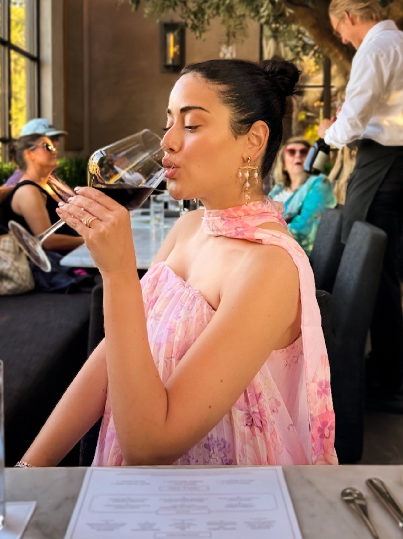 Couldn’t link this exact dress but I’ve included a few options with the same vibe and on sale!

Summer dress, neck scarf, dress with neck scarf, date night outfit, floral dress, pleated dress, ootd, ootd inspo, what to wear, girls night outfit, vici sale

#LTKxVICI #LTKStyleTip #LTKFindsUnder100