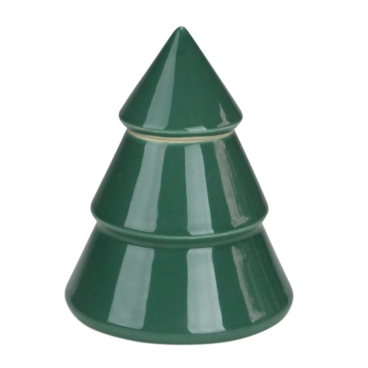 Northlight Contemporary Ceramic Christmas Tree Container - 6.25" - Green | Target