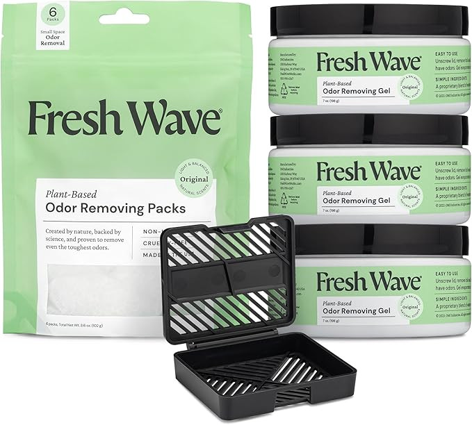 Fresh Wave Odor Removing Gel + Packs Bundle: (3) 7 oz. Gels + (1) Packs + Pod Combo | Amazon (US)