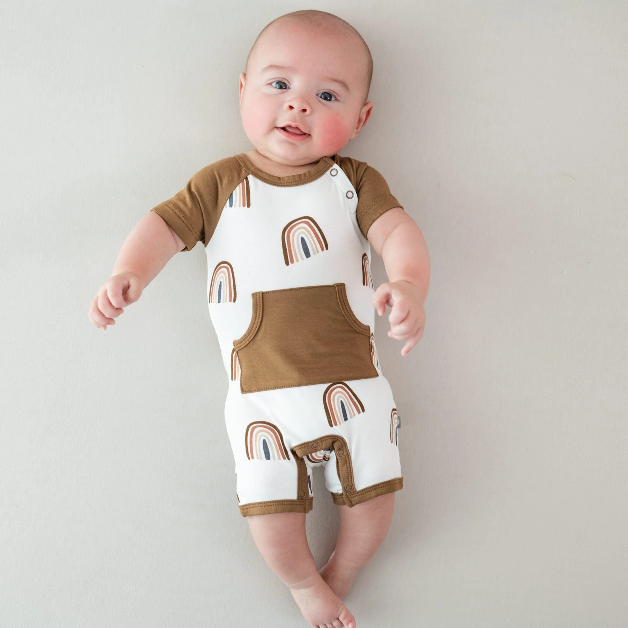 Shortall in Coffee Rainbow | Kyte BABY