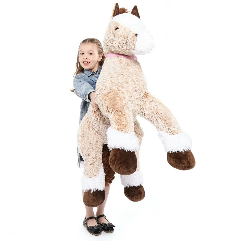 MaoGoLan 47" Giant Horse Stuffed Animal Large Stuffed Horse Plush Toy | Walmart (US)