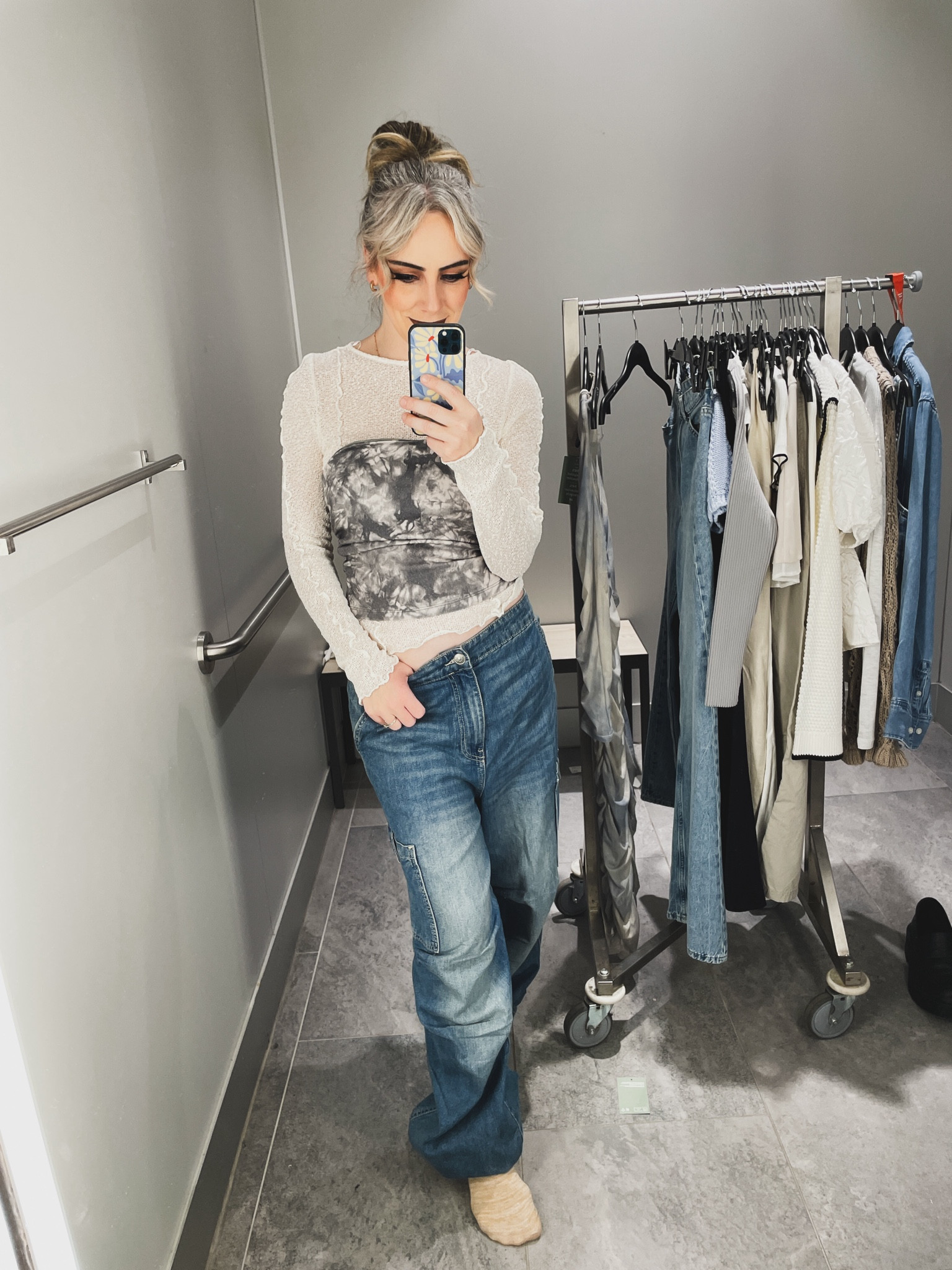 H&M, H&M new arrivals, H&M divided, H&M spring, spring, new arrivals, y2k style, 2000’s style, tiedye, tube top, tie dye, denim parachute pants, parachute pants, denim, H&M denim, mesh top, layering

#LTKover40 #LTKstyletip #LTKfindsunder50