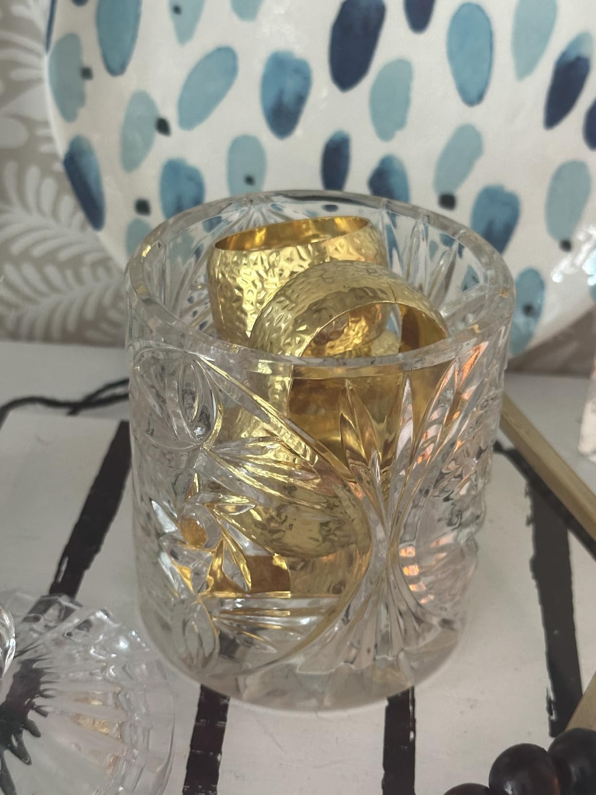 6 Pack Gold Napkin Rings,Basic Everyday Napkin Rings for Place Settings, Wedding Receptions, Dinner or Holiday Parties,Family Gatherings&Romantic Candlelit Banquet Festival Decoration | Amazon (US)