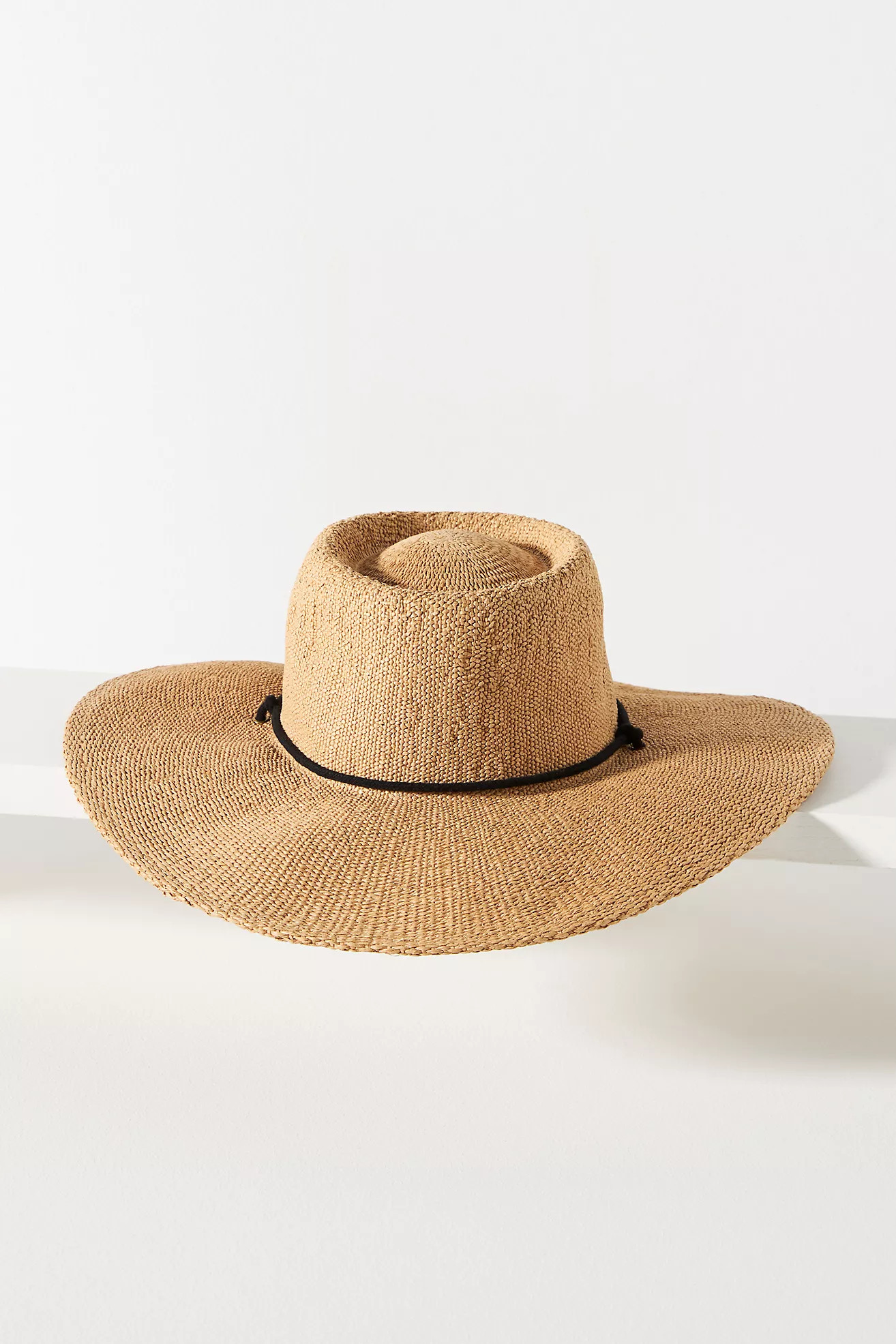 Cord Straw Boater Hat | Anthropologie (US)