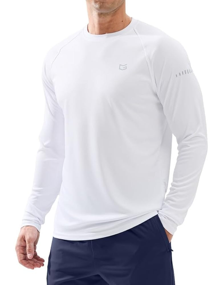 Men's Sun Protection Long Sleeve Shirts UPF 50+ Rash Guard for Men SPF UV Fishing Hiking Running ... | Amazon (US)
