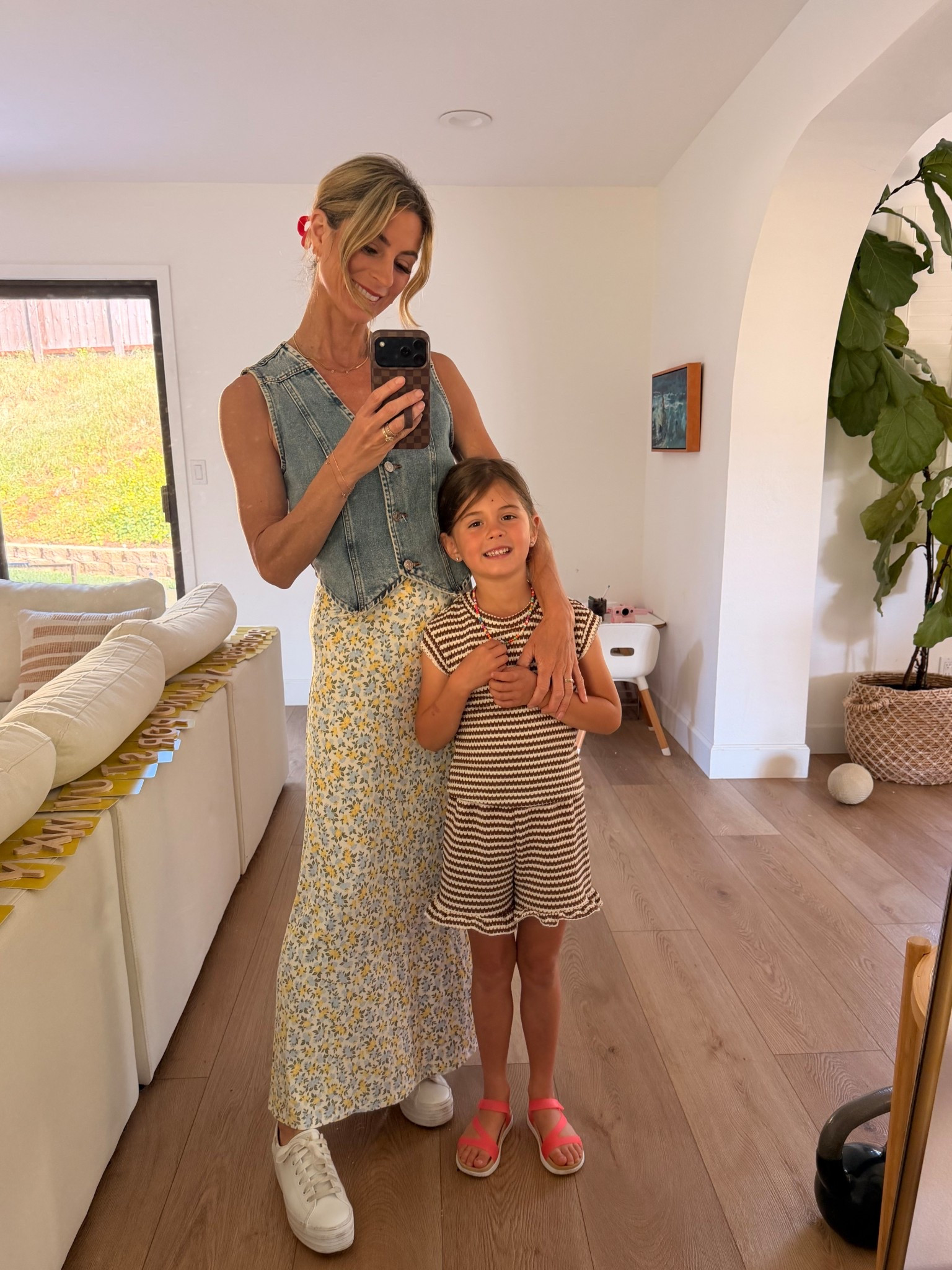 Spring outfits. Saturday morning donut date! 

Cropped denim vest, spring dress, z supply dress, kids outfits, little girl short set, kids crochet summer outfit 

#LTKootd #LTKKids #LTKTravel