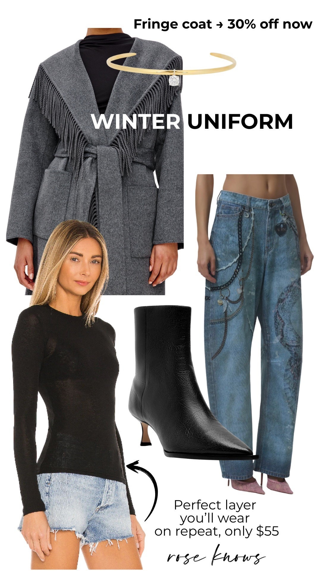 Take 30% off this coat and more!! 
Staple black later top and black boots - your winter uniform needs these! 

#LTKFindsUnder100 #LTKSaleAlert #LTKWorkwear