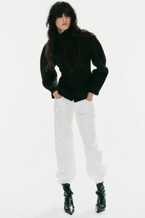 STAND-UP COLLAR JACKET | Zara US