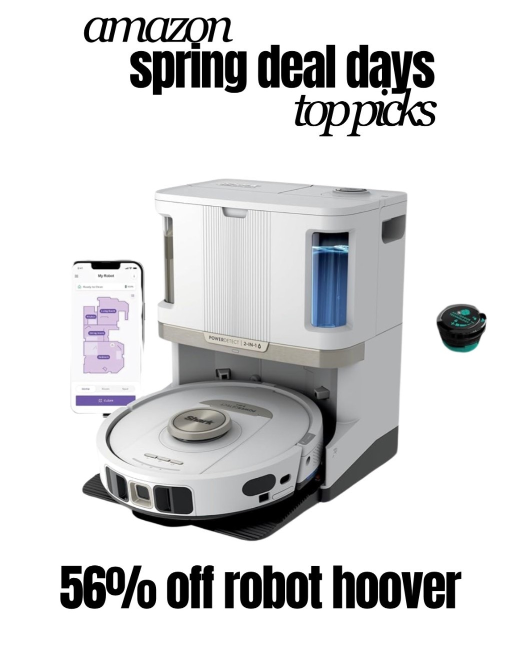 56% off robot hoover! 
Amazon spring deal days 🫶🏻

#LTKsale #LTKhome #LTKspring
