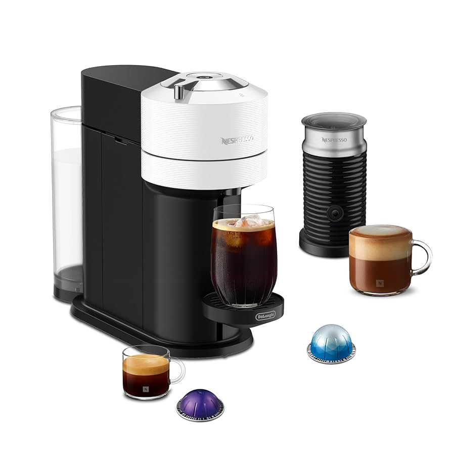 Nespresso Vertuo Next Coffee and Espresso Maker by De'Longhi with Aeroccino Milk Frother | Amazon (US)
