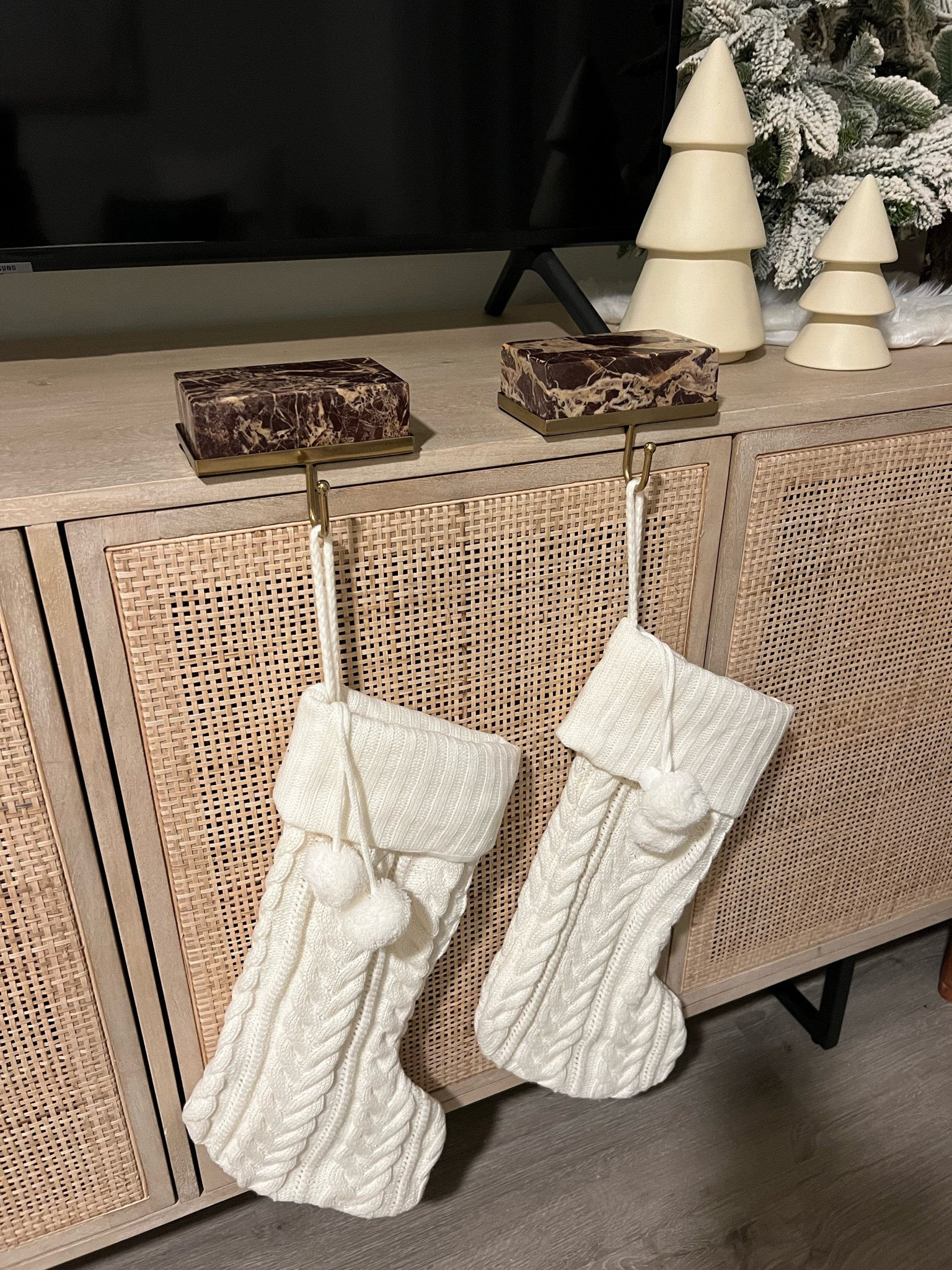 Finally, marble stocking holders 😍

#LTKFindsUnder50 #LTKHoliday #LTKSeasonal