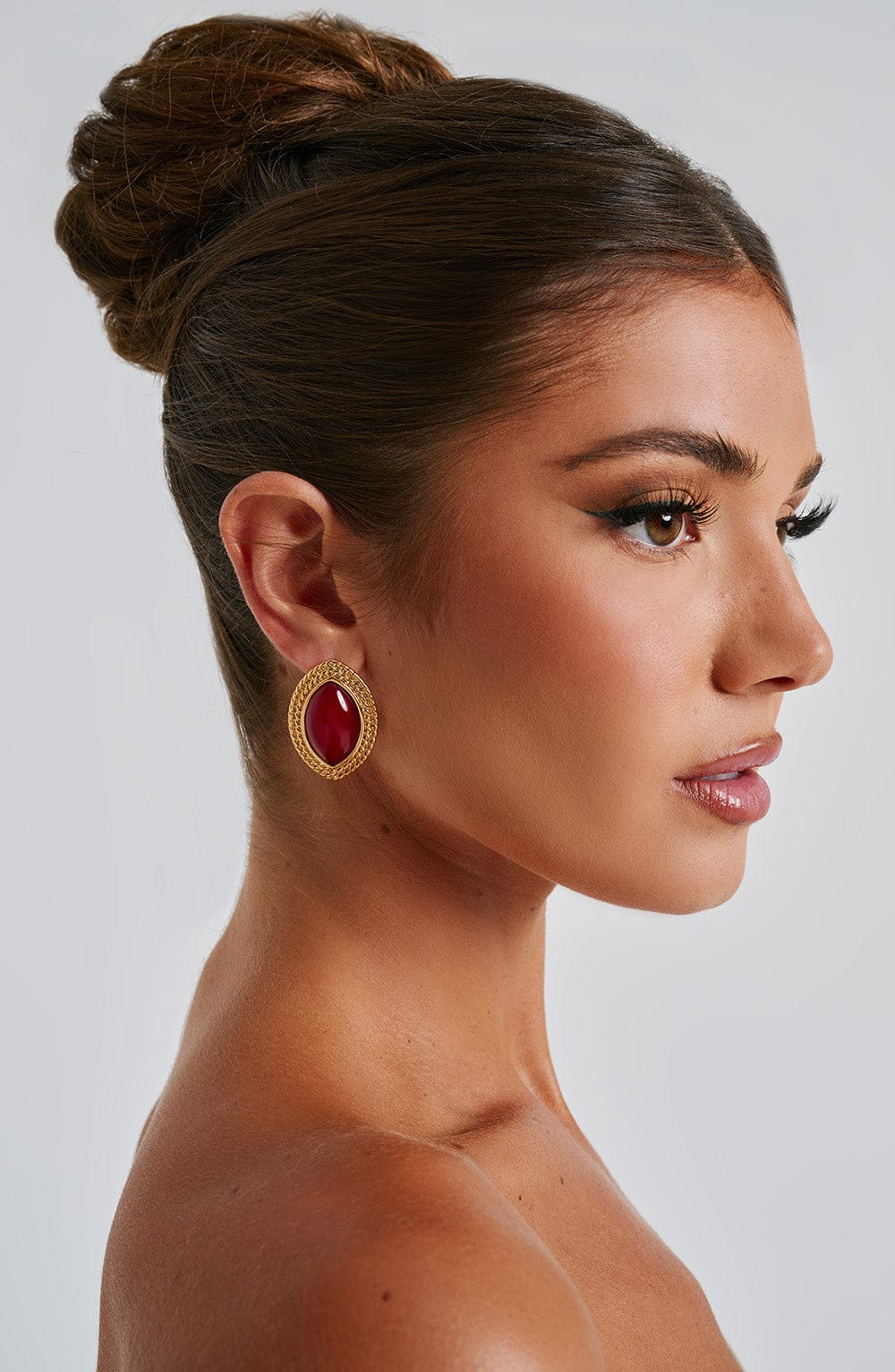 Azra Earrings - Red/Gold | Babyboo (global)