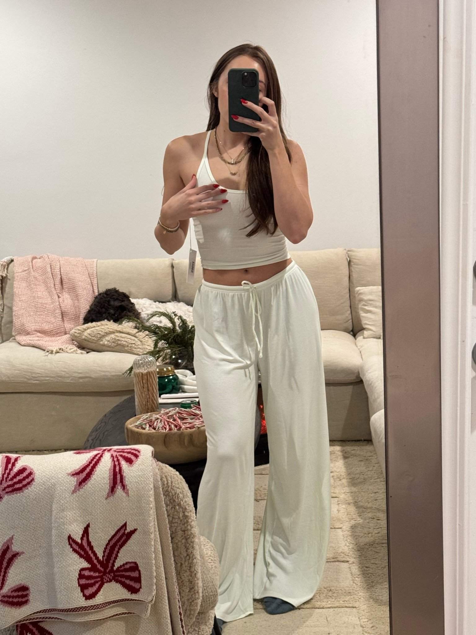 Wearing size small in both! So comfy- new csb pajamas ! 

#LTKStyleTip #LTKHoliday