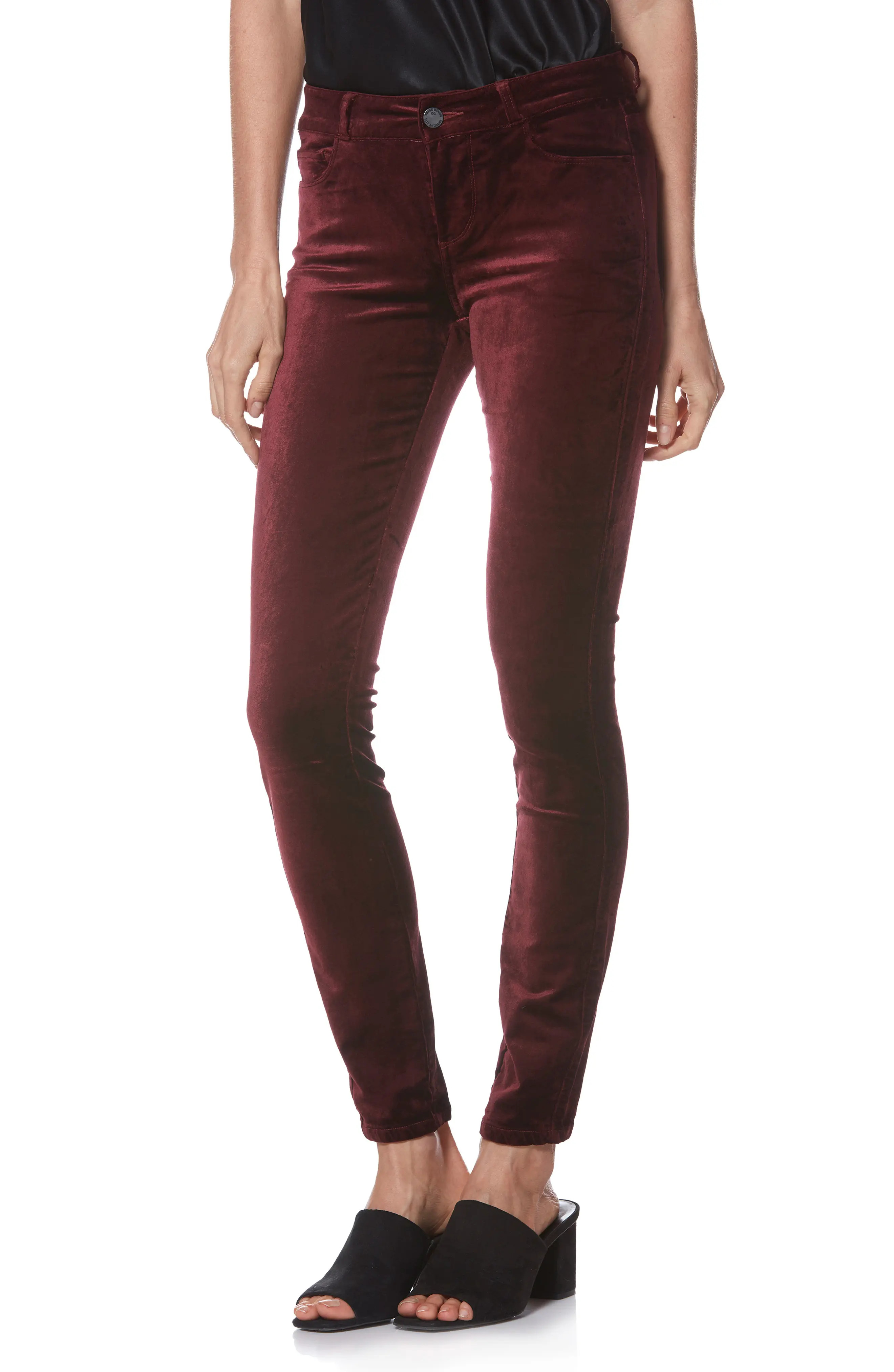 Verdugo Stretch Velvet Skinny Pants | Nordstrom