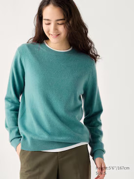 100% Cashmere Crew Neck Sweater | Uniqlo Australia