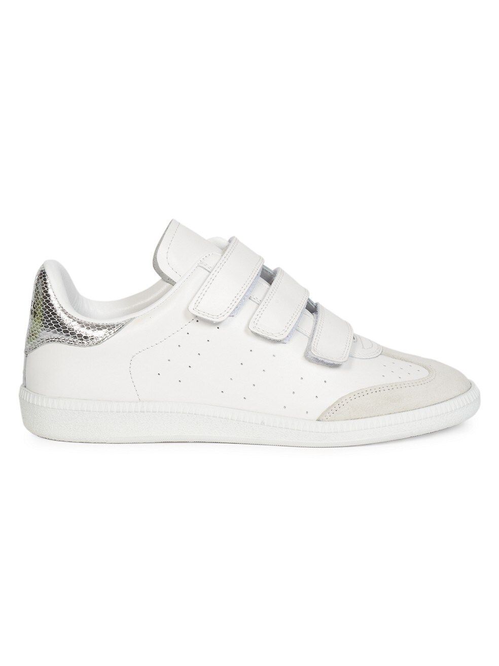 Beth Grip-Strap Leather Sneakers | Saks Fifth Avenue