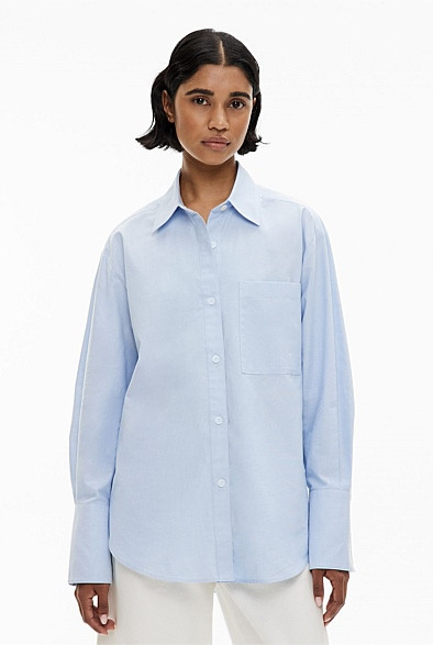 Cotton Oxford Shirt | Witchery (AU)